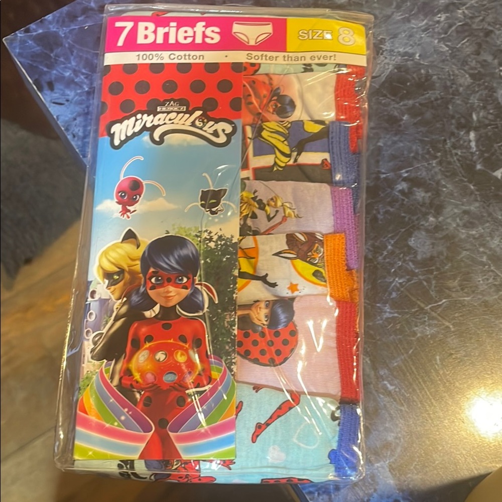 Miraculous Ladybug Kids Briefs Set - Multicolor